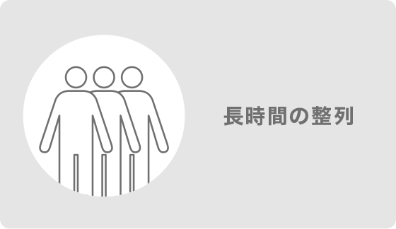 長時間の整列